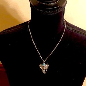 16-20” adjustable chain elephant necklace